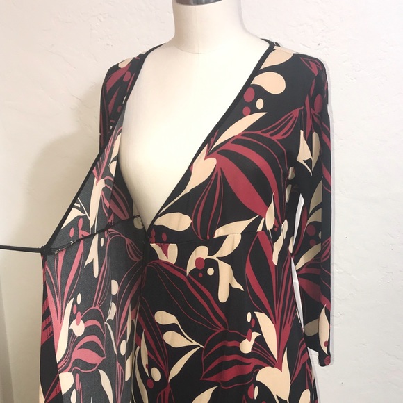 Wrap Dress Pattern Polyester - Picture 5 of 7
